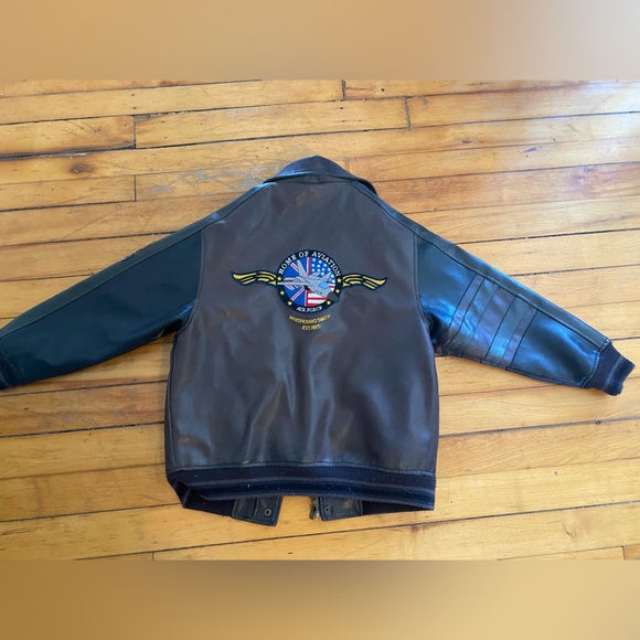 Patched Leather jacket - Picture 2 of 7